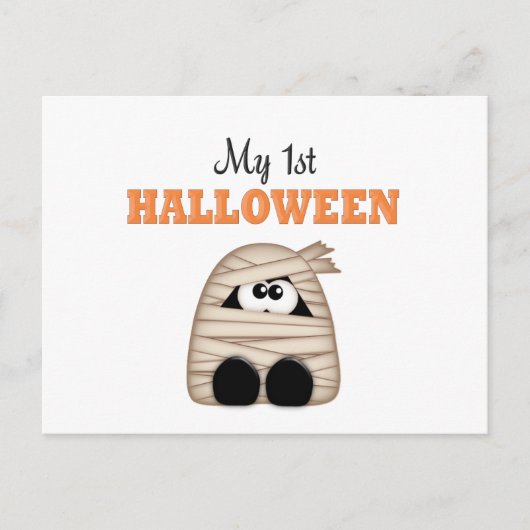 erstes Halloween Postkarte (Vorderseite)