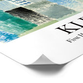 Erstes Haus in einem Vergleich von Paul Klee Poster (Ecke)