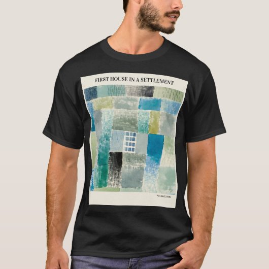 ERSTES HAUS IN EINER ABSETZUNG VON PAUL KLEE,Abstr T-Shirt (Vorderseite)