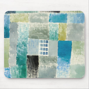 Erstes Haus in einer Siedlung (1926) von paul klee Mousepad