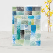 Erstes Haus in einer Siedlung - Paul Klee - Abstra Karte (Gelbe Blume)