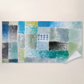 Erstes Haus in einer Siedlung - Paul Klee - Abstra Strandtuch (Vorderseite)