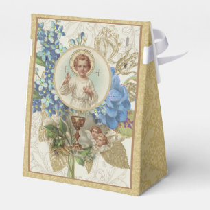 Erstes heilige Kommunions-Vintages heiliges Geschenkschachtel
