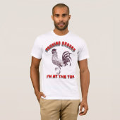 Erstes im Rang - Hahn Stolz T-Shirt (Vorne ganz)