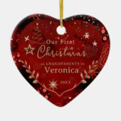 ERSTES JAHR ALS GRANDELEMENT-FOTO KERAMIK ORNAMENT (Vorne)