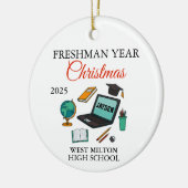 Erstes Jahr an der High School Ornament 2026, Stud (Links)