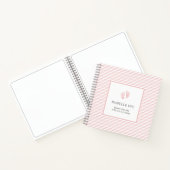 Erstes Jahr Baby Memory Book Personalisiert Baby B Notizblock (Innenseite)