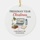 Erstes Jahr bei Uni Ornament 2025, Freshman-Jahr (Vorne)