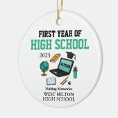 Erstes Jahr der High School Dekoration 2025, Studi (Links)