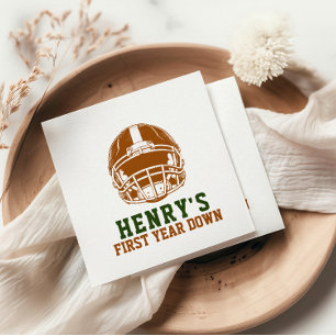 Erstes Jahr   Fußball 1. Geburtstag Party Serviette