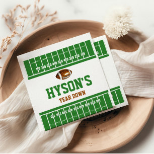 Erstes Jahr   Fußball 1. Geburtstag Party Serviette