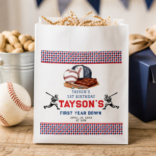 Erstes Jahr im Baseball 1. Geburtstag Party Geschenktütchen