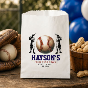 Erstes Jahr im Baseball 1. Geburtstag Party Geschenktütchen
