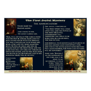 Erstes Joyful Mystery Poster