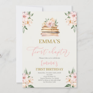Erstes Kapitel Geburtstag Einladung