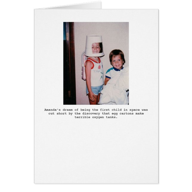 Erstes Kind im Weltraum... (Vorne)