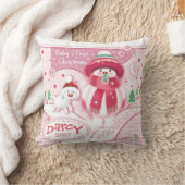 Erstes Kissen des niedlichen Babys Weihnachtsfür (Decke)