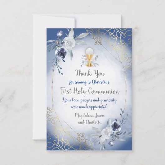 erstes kommunales Foto Dankeschön Karte (Vorderseite)