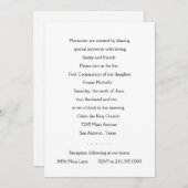 Erstes kommunales Gold-Kreuz Einladung (Vorne/Hinten)