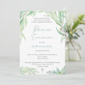 Erstes kommunales Party für Latino, Primera Comuni Einladung (Stehend Vorderseite)