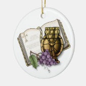 Erstes Kommunions-Andenken Keramik Ornament (Links)