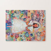 Erstes Kommunions-Mädchen-Geschenk-Puzzlespiel Puzzle (Horizontal)