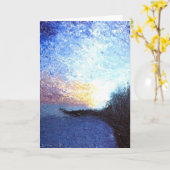 Erstes Licht an der Anlegestelle Karte (Gelbe Blume)