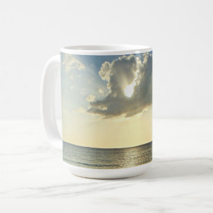 Erstes Licht auf dem Wasser Kaffeetasse