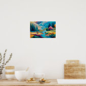 Erstes Licht des Eden Poster (Küche)