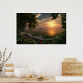 Erstes Licht Poster (Küche)