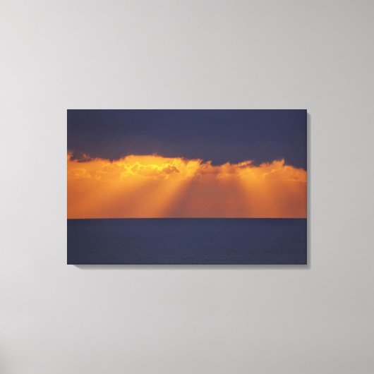 Erstes Licht über Tasman Sea, Australien Leinwanddruck (Vorderseite)