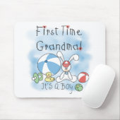 Erstes Mal-Großmutter der Jungen-T-Shirts und der Mousepad (Mit Mouse)