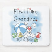 Erstes Mal-Großmutter der Jungen-T-Shirts und der Mousepad (Vorne)