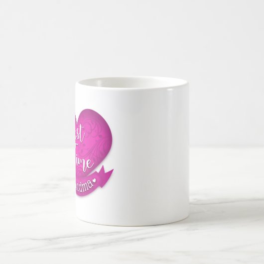 Erstes Mal-Großmutter-Tasse - Rosa Kaffeetasse (Mittel)