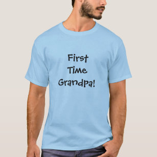 Erstes Mal-Großvater - heller Shirt-Entwurf T-Shirt