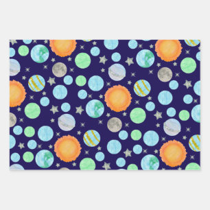 Erstes Mal um die Sonne Geburtstagsgeschenkpapier Geschenkpapier Set