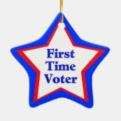 Erstes Mal-Wähler Keramikornament (Hinten)