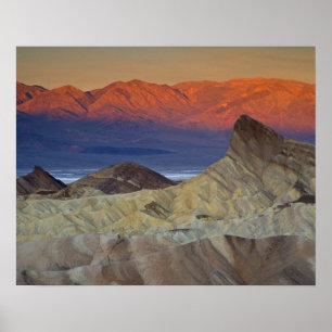 Erstes Morgenlicht am Zabriskie Point und Poster