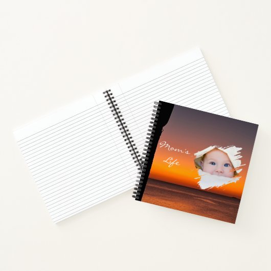 Erstes Muttertags-Notizbuch – Sunset-Design Notizblock (Innenseite)