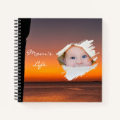 Erstes Muttertags-Notizbuch – Sunset-Design Notizblock (Vorderseite)