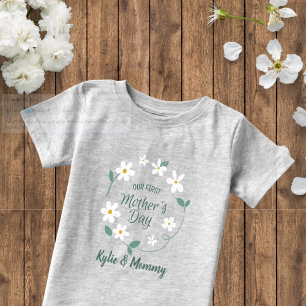Erstes Muttertags-Paar-Shirts Neue Mutter & Baby T-shirt