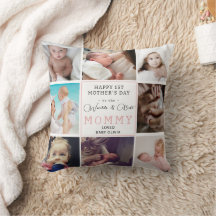 Erstes Muttertags-Personalized-Foto-Kissen