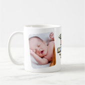Erstes Muttertags-Retro-Foto Kaffeetasse (Links)