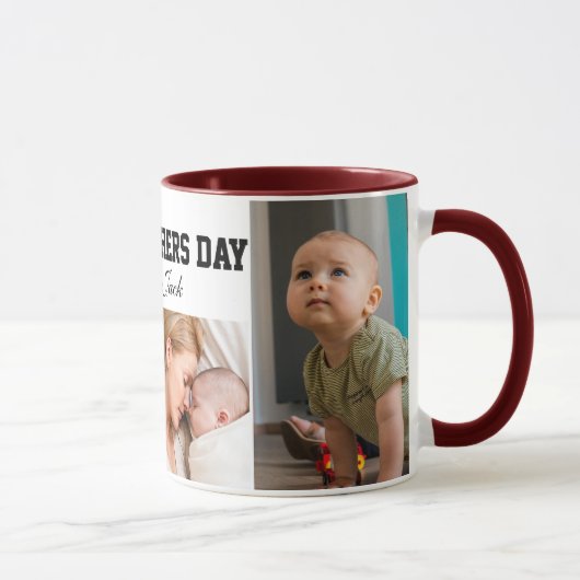 Erstes Muttertags süße Fotocollage Tasse (Rechts)