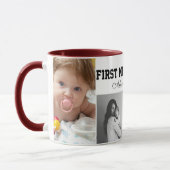 Erstes Muttertags süße Fotocollage Tasse (Links)