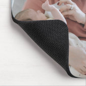 Erstes Muttertagsfoto zusammen personalisiert  Mousepad (Ecke)