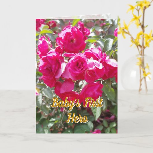Erstes Muttertagsgeschenk für die Mama Karte (Gelbe Blume)