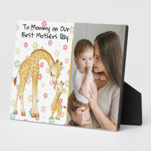 Erstes Muttertagsgeschenk vom Baby Fotoplatte