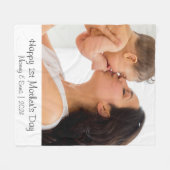 Erstes Muttertagsgeschenk zum Foto Fleecedecke (Vorderseite (Horizontal))
