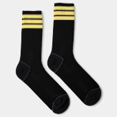 Erstes Offiziers-Pilotenuniform Spaß Socken (Rechts)